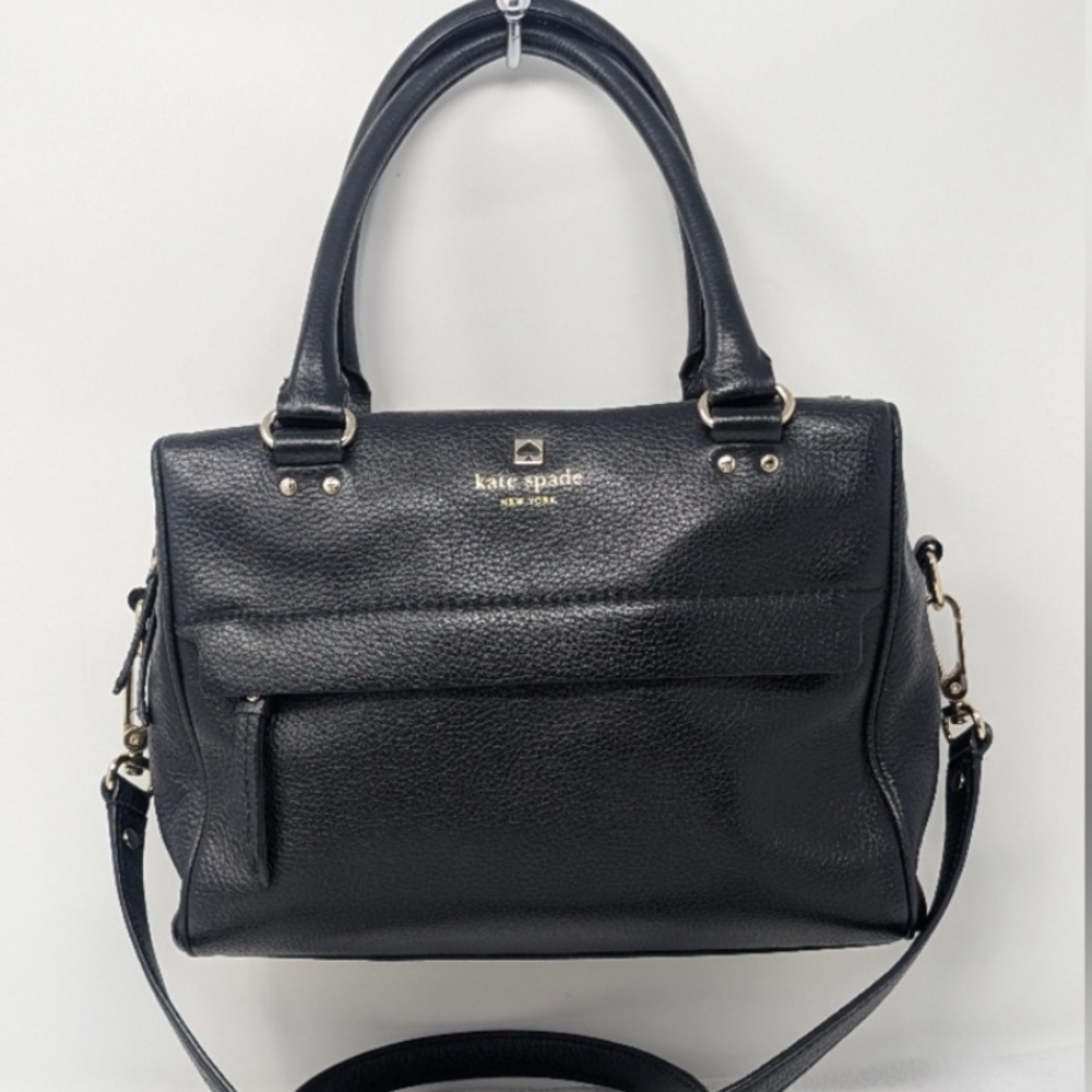 ♠️ Kate Spade Haden Grant Park Genuine Pebble Leather Crossbody Handbag